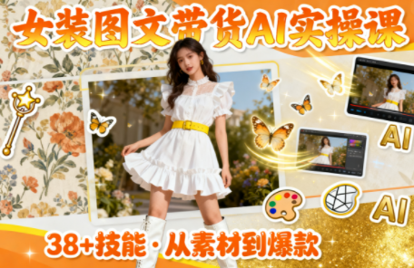 女装图文带货的AI实操课-HeiMiGe