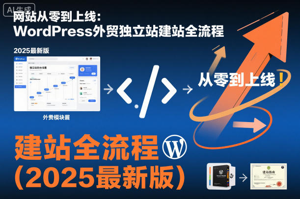 网站从零到上线：WordPress外贸独立站建站全流程(2025最新版)-HeiMiGe